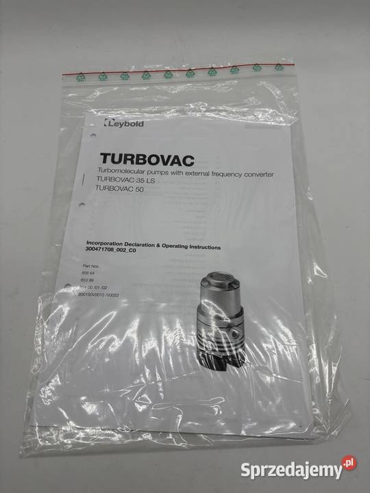 Leybold Turbovac TMP 35 LS E85664 Pozostałe Warszawa