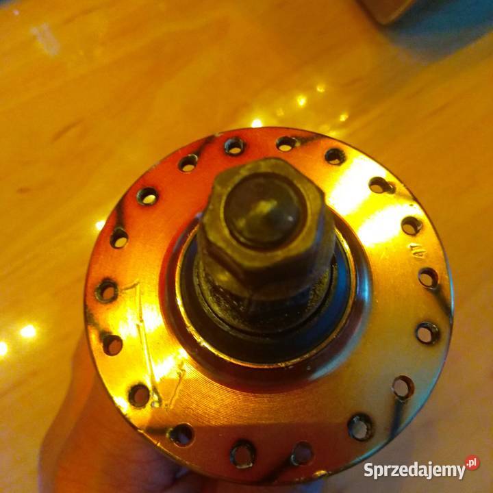 Piasta rowerowa przód pod tarcze QUANDO złota sprzedam