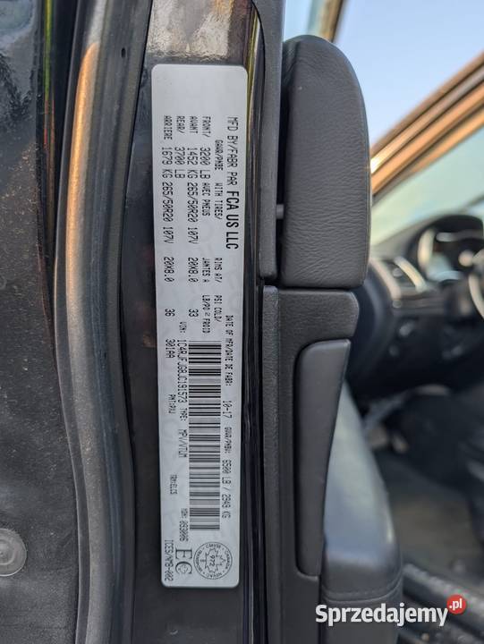 Jeep Grand Cherokee 36 V6 Summit AWD 2018 asystent pasa ruchu Grand Cherokee Kraków