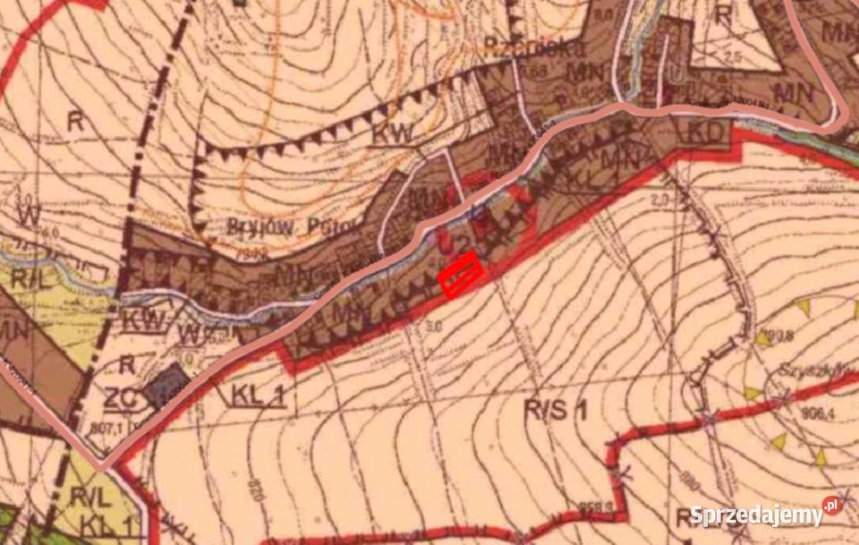 Działka widokowa w Rzepiskach 2274m2 Sprzedaż Rzepiska
