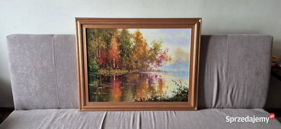 Obraz Gienadij Pitsko Odbicia jesieni 2004 Częstochowa