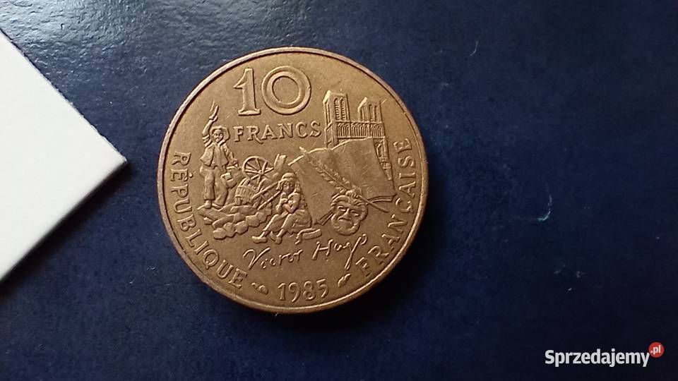 Stare monety 10 frank 1985 Francja Lesko