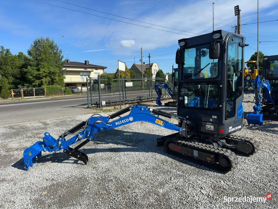 Nowa Minikoparka RIPPA R15 ECO Kubota Jcb
