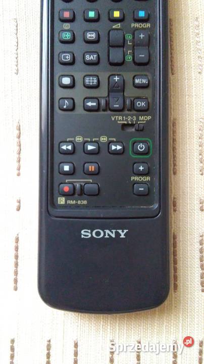 Oryginalny pilot Sony RM838 VCRMini Disc TV Opole