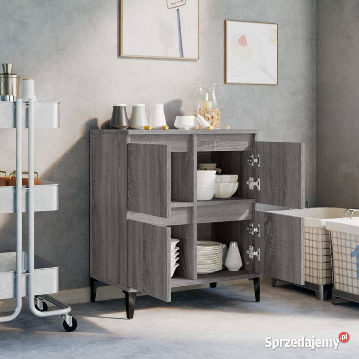 Komoda szary dąb sonoma 60x35x70 materiał Komody sprzedam