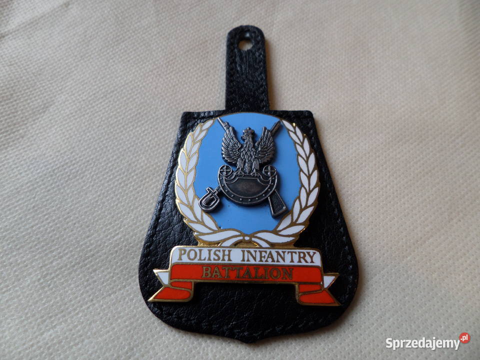Odznaka POLISH INFANTRY BATTALION oryginał Poznań