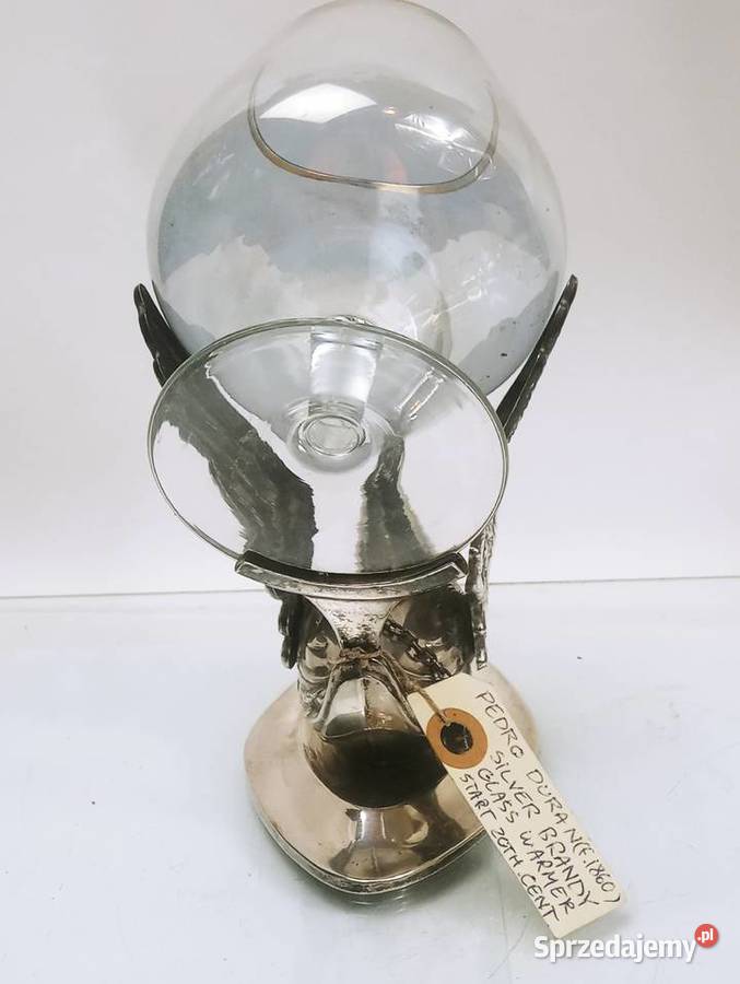 Pedro Duran Srebro 925 Łabędz Palnik do Brandy