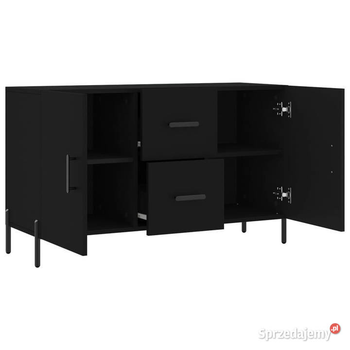 Komoda czarna 100x36x60 materiał drewnopochodny Warszawa sprzedam