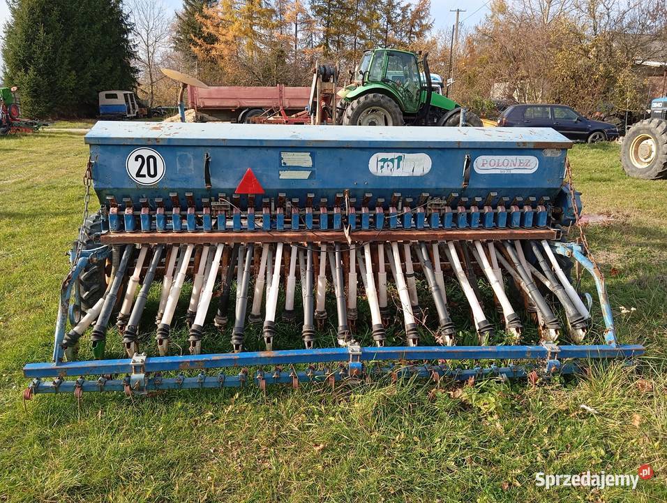 Brona wirowa siewnik Polonez 3m Agregaty