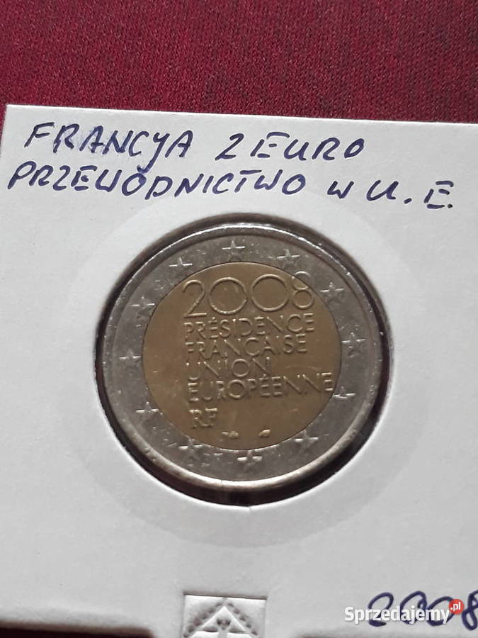 2 Euro Francja 2008 r Prezydencja w Unii Konin sprzedam