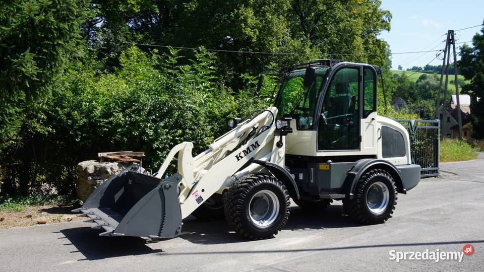 Nowa ładowarka widlak z osprzętem Yanmar 4x4 KMM Koparko ładowarki Grodzisk Wielkopolski