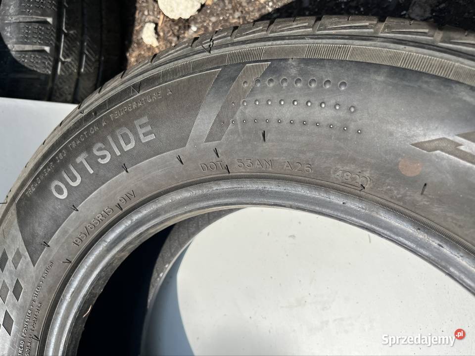 Opony letnie 19565 R15 2020r 60zl Motoryzacja sprzedam