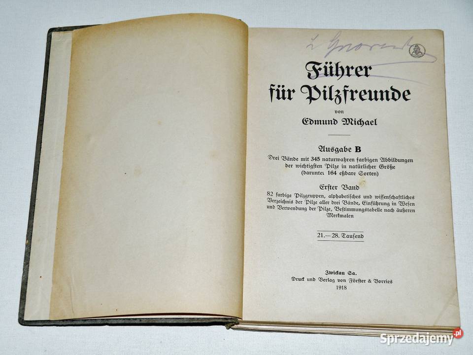 Fhrer fr Pilzfreunde E Michael Tom 1 Wyd B Bydgoszcz