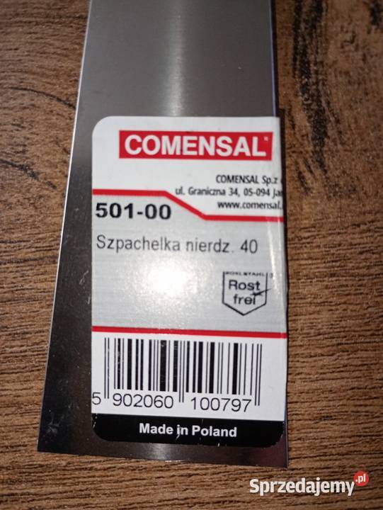 szpachelka szpatułka Comensal o szerokościi 40 Szczecin