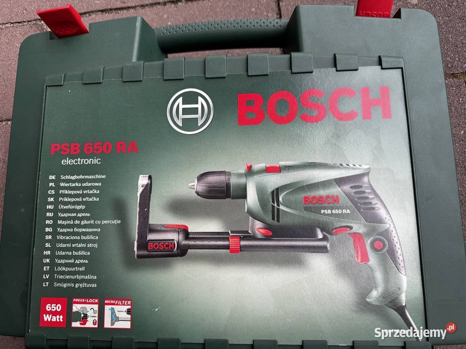 Bosch udarowa PSB 650 RA SSBF odsysanie śląskie Dąbie
