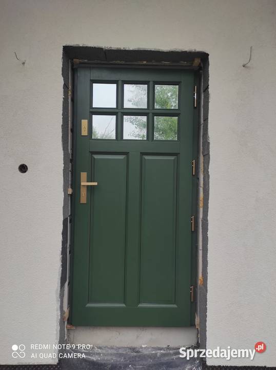 DRZWI WEJŚCIOWE WYKONANE Z DREWNA PROGRAM CZYSTE Piaseczno