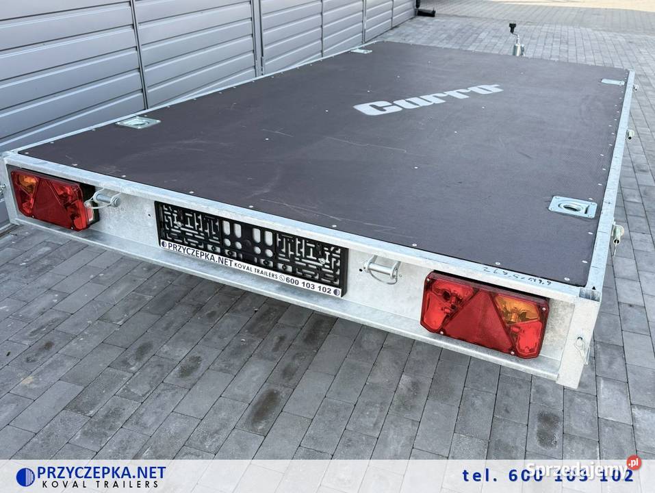 Mocna przyczepa lekka CARRO DELTA 2615 2w1 Kowal