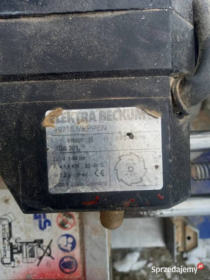 Elektra beckum kgs 301 Elektryczne podlaskie Łomża sprzedam