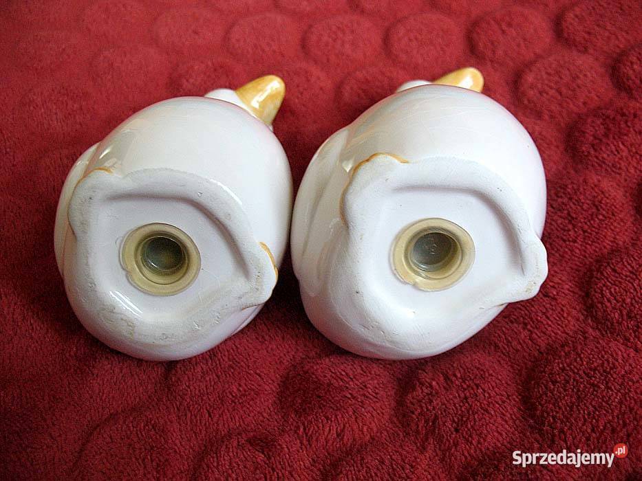 Gęsi Porcelana solniczka i pieprzniczka 10 x 9 x Siedlce sprzedam