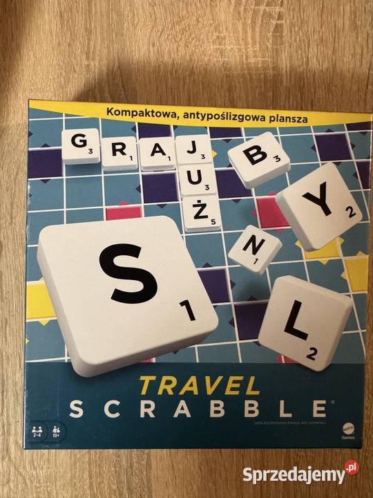 Travel Scrabble Mattel Wersja Podróżna 100 Lubin