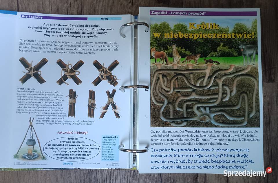 Leśne przygody karty z albumu DeAgostini Poradniki, albumy i reportaże Zbylitowska Góra sprzedam