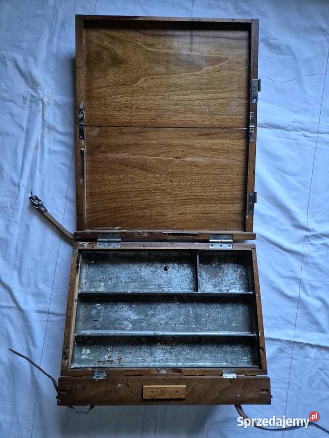 Sztaluga plenerowa z końca XIX wieku mahoń małopolskie sprzedam