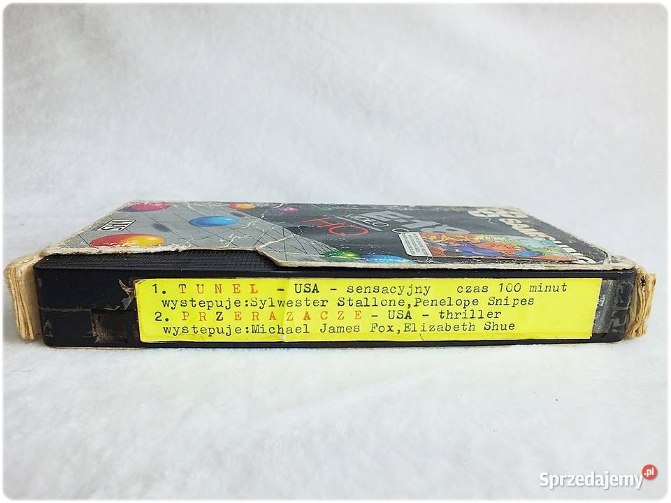 Kaseta VHS SAMSUNG 180 minut Filmy Tunel thiller Filmy Żary