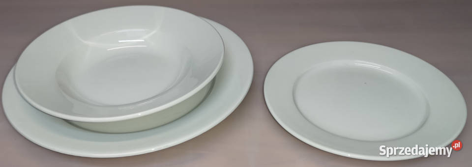 Zestaw talerzy Isabell z bialej porcelany sprzedam