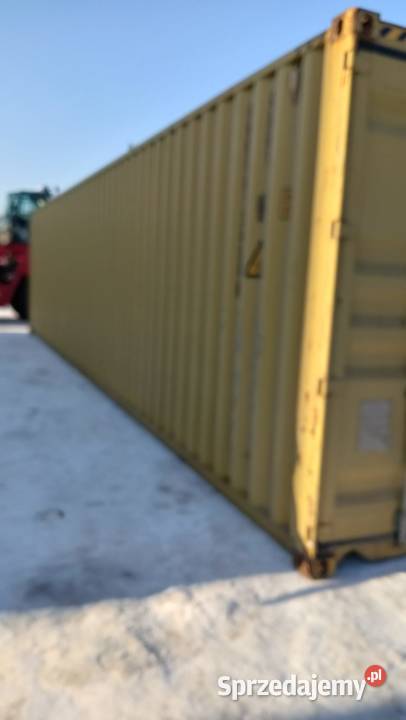 Kontener morski 40 HC High Cube 12 metrowy Pewny Magazynowanie Poznań