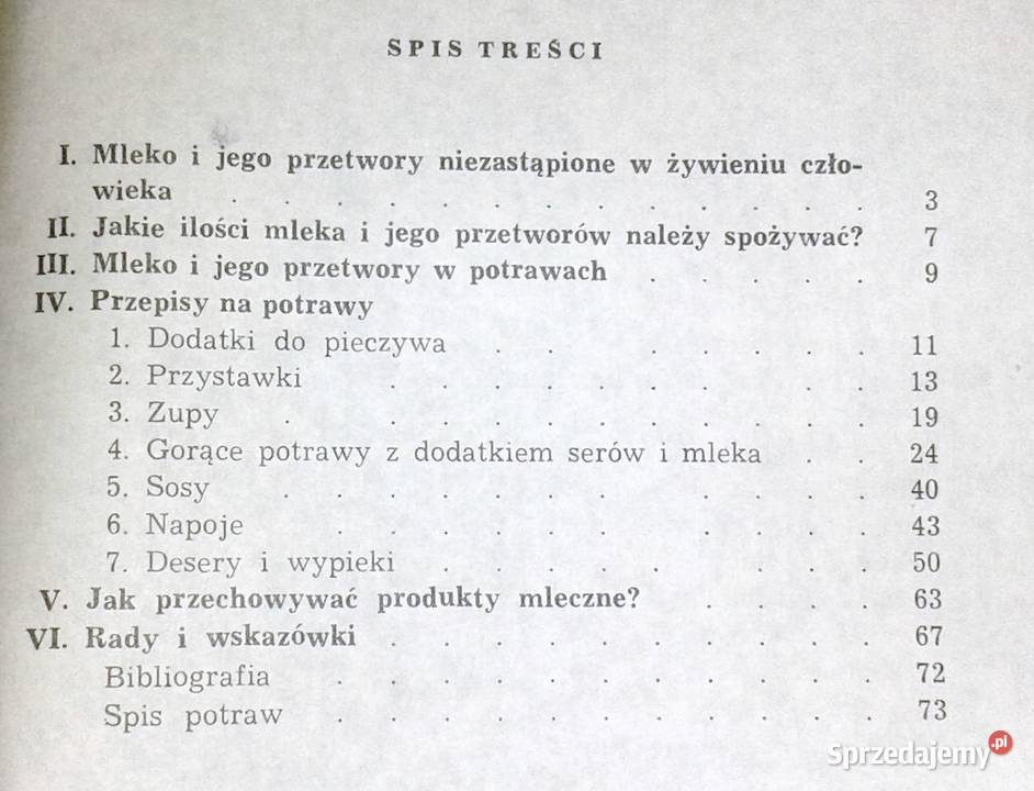 Potrawy z produktów mleczarskich Danuta Sadowska Chełm