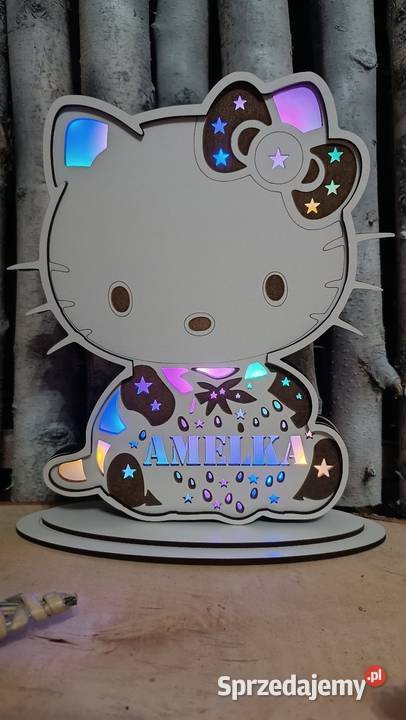 Lampka Hello Kitty Lampy stołowe i nocne Łukta