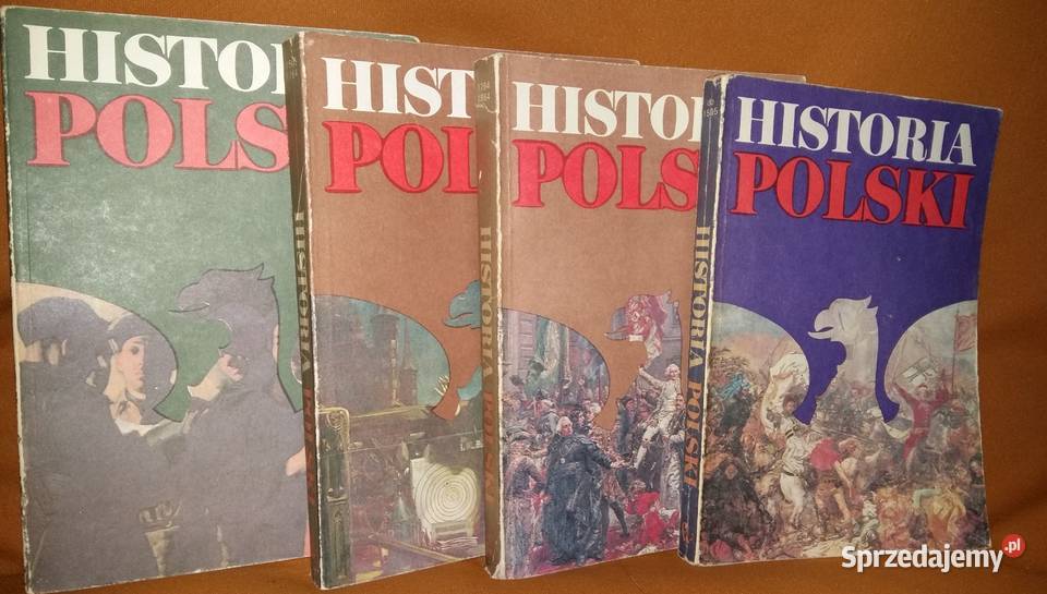Historia Polski 4tomowa Gierowski Wyrozumski Łódź sprzedam