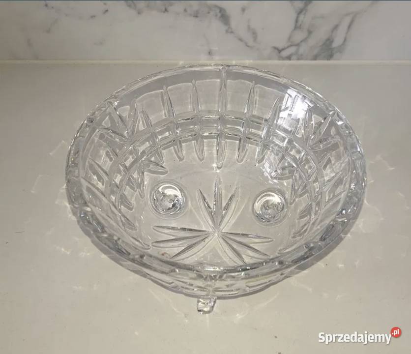 Salaterka miseczka Kryształ Oryginał PRL Łódź