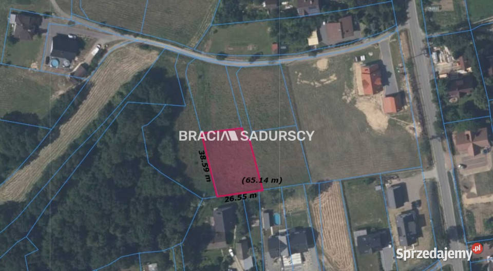 Grunt na sprzedaż Byszyce 1080m2 telefon