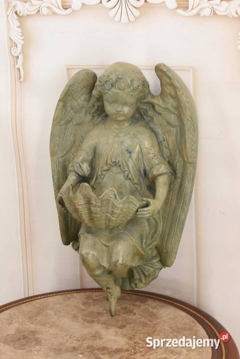 Kropilenica z Brązu Sakralna Figura Anioł Figura Kraków sprzedam
