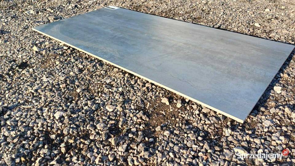 F Nietuzinkowa płytka gresowa GRUNGE BLUE 60x120 Płytki podłogowe