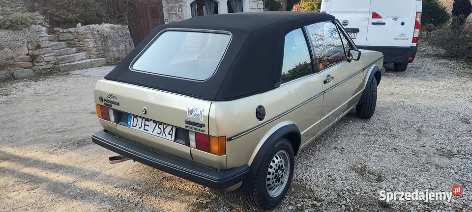 Vw Golf cabrio 15 benzyna 1979r krotki VIN CD Jelenia Góra