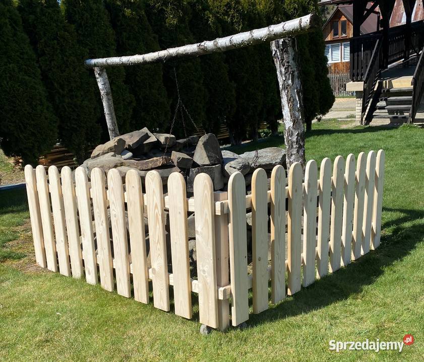 przęsło ogrodzeniowe drewniane 15 m x 50 Budowa Bystra Podhalańska sprzedam
