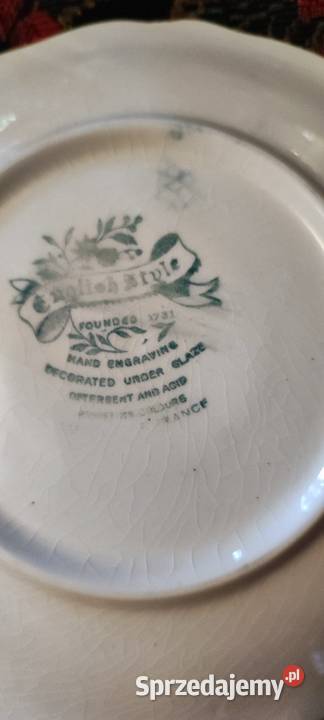 Talerzyk podstawek porcelana Luneville Francja Wrocław