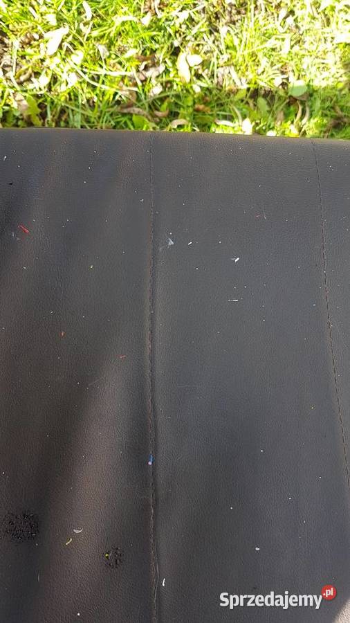 fotel relax ze skórzanym siedziskiem Fotele Dom i Ogród Białogard