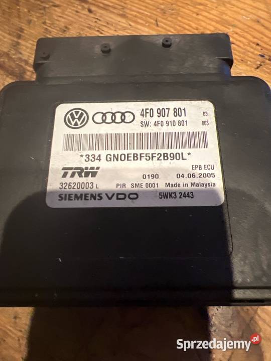 Modul hamulca ręcznego vw audi 4f0907801 wielkopolskie