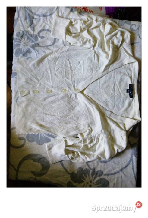 YORkER ecru Sweterek bluzka Crop Dzianinowa Z Leszno