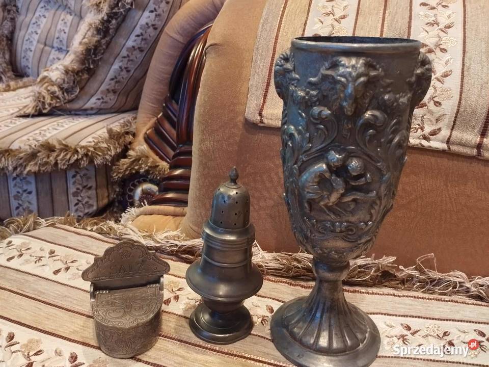 stare wyroby z cyny kolekcja sprzedam