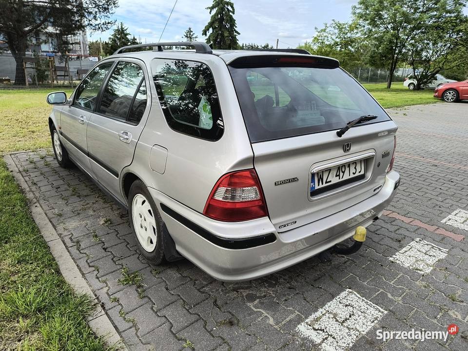 Honda Civic aerodeck kombi LPG hak gaz aluminiowe felgi mazowieckie Warszawa