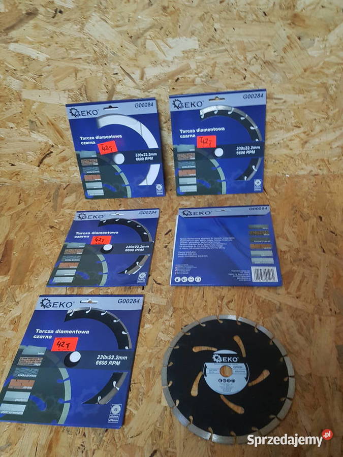 Tarcza diamentowa czarna 230x222mm Geko Głogowa