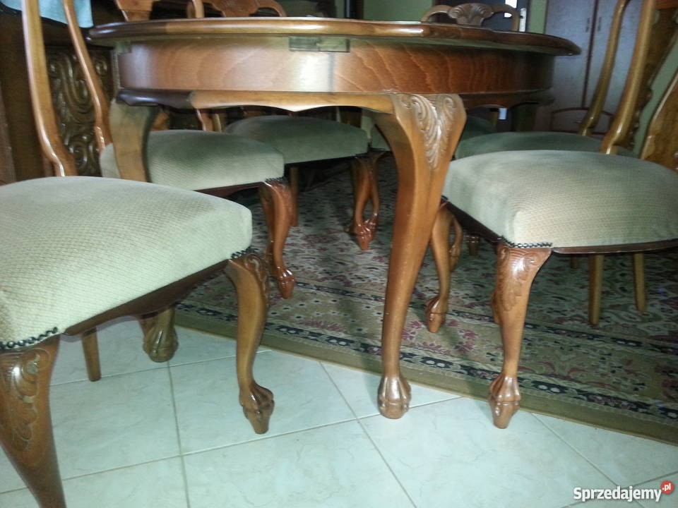 Stół i 6 Krzeseł Chippendales Czajków