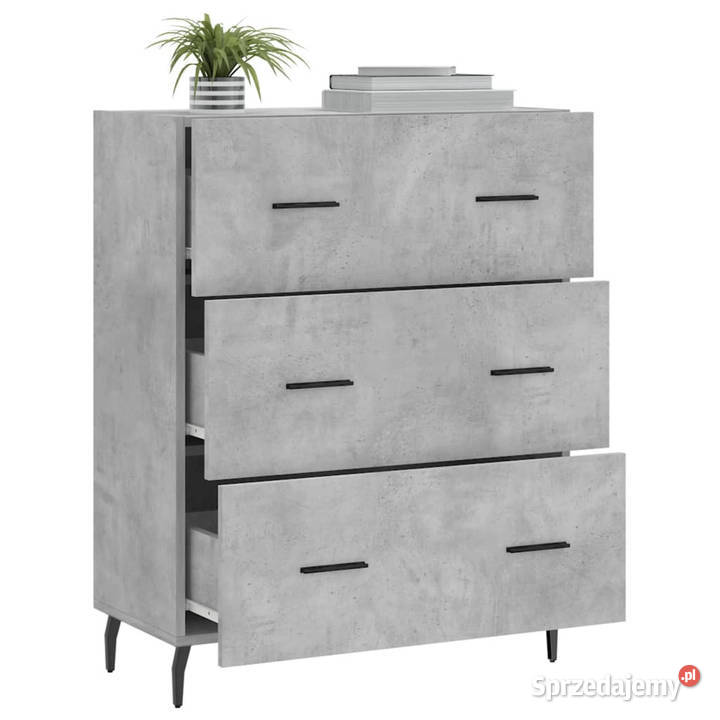 Szafka szarość betonu 695x34x90 materiał mazowieckie Warszawa