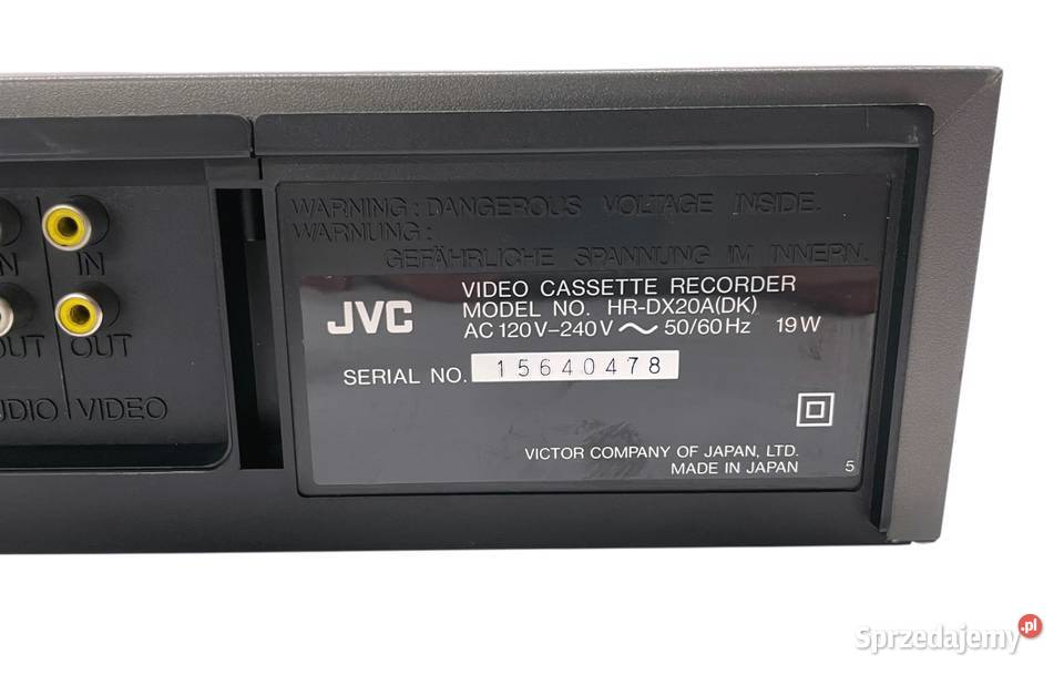 JVC HRDX20A magnetowid małopolskie Kraków