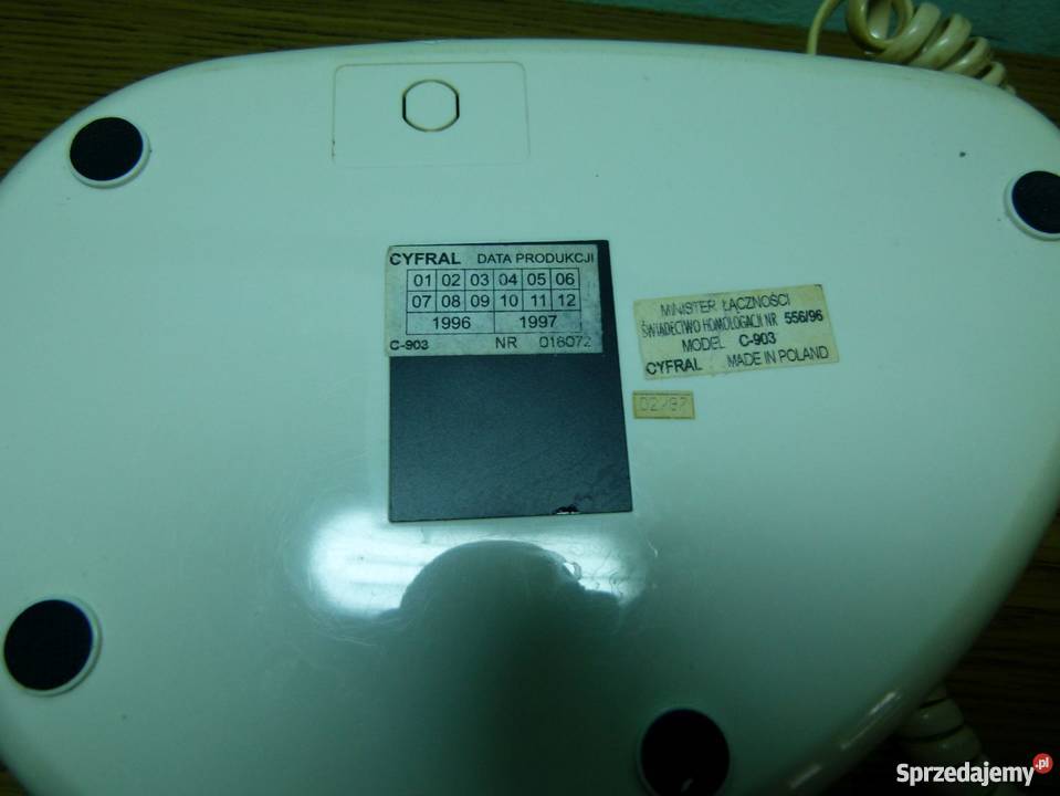 Telefon analogowy Cyfral C903 zasilany z linii Zamość sprzedam