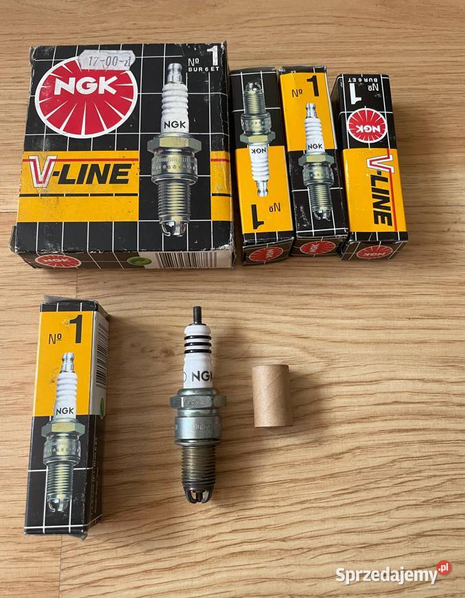 Świece zapłonowe NGK BUR6ET 4 sztuki Audi VW sprzedam